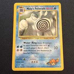 Misty's Poliwrath 31/132 Gym Heroes Rare MP - Vintage Pokemon_ - Image 1