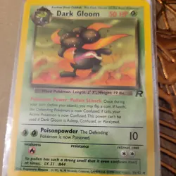 Dark Gloom 36/82 Pokemon TCG Team Rocket Set Uncommon Unlimited - Image 1