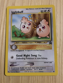 Pokemon - Igglybuff Black Star Promo # 36 NM - Image 1