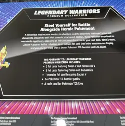 POKEMON LEGENDARY WARRIORS PREMIUM COLLECTION NEW FACTORY SEALED CLEAN 14 PACKS+ - Image 3