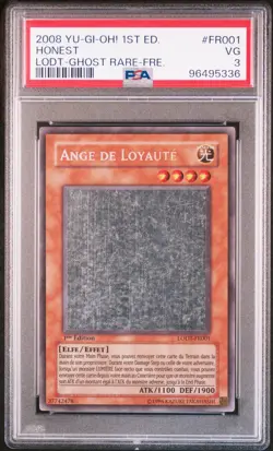 2008 YU-GI-OH! LODT-LIGHT OF DESTRUCTION 1ST ED-GHOST RARE-FRENCH HONEST PSA 3 - Image 1