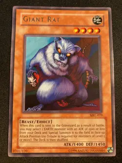 Giant Rat - Magic Ruler - MRL-079 - Unlimited - Rare - NM - Goat Format - Image 1