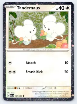 Tandemaus 167/193 Cosmos Holo Pokemon Card TCG - Image 1