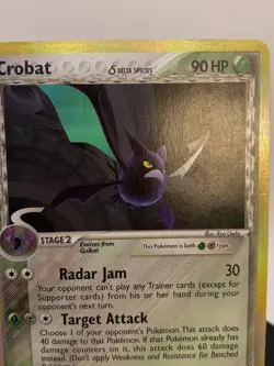 Pokemon Crobat (Delta) EX Delta Species 2/113 Reverse Holo Rare DMG SEE PHOTOS - Image 4