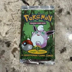 Pokemon TCG Jungle Booster Pack Factory Sealed Vintage Wigglytuff - Image 1