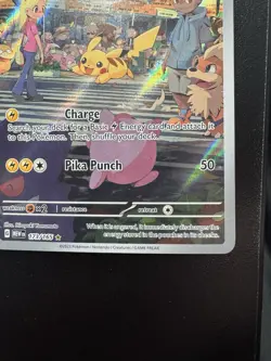 Pokemon TCG Pikachu IR 173/165 Sv: Scarlet & Violet 151 Illustration Rare Holo - Image 5
