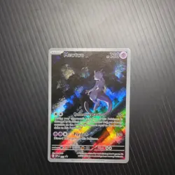 Pokemon TCG Mewtwo 052 SV: Scarlet & Violet Promo Holo Card 130 HP Psychic - Image 1