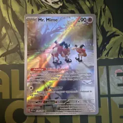 Pokemon Mr. Mime Illustration Rare Holo 179/165 Scarlet & Violet 151 90 HP - Image 1