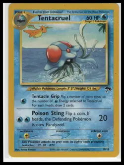 Pokemon TCG Southern Islands Tentacruel #10/18 Lightly Played - Image 1