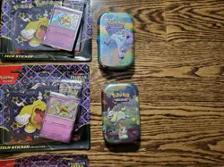 6 Pokemon Paldean Fates Tech Sticker Collection Blisters + 4 Galar Pals H24 Tins - Image 5