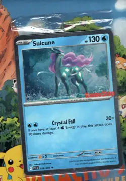 Pokemon TCG Suicune - Phantasmal Flames 026/094 Sealed Gamestop Promo Stamped - Image 1