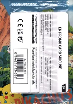 Pokemon TCG Suicune - Phantasmal Flames 026/094 Sealed Gamestop Promo Stamped - Image 2