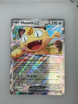 2026 Pokemon Perfect Order Meowth ex 062/088 NM - Image 1