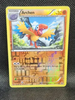 Pokemon Archen Noble Victories Reverse Holo 66/101 HP Condition - Image 1