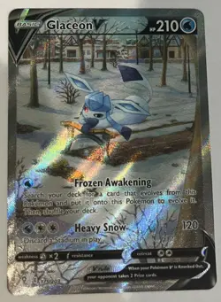 Pokemon TCG Glaceon V Alt Art Sword & Shield Evolving Skies 175/203 - Image 1