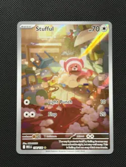 Pokemon Mega Evolutions - Stufful - 154/132 - Illustration Art Rare - M/NM - Image 2
