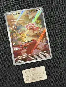 Pokemon Mega Evolutions - Stufful - 154/132 - Illustration Art Rare - M/NM - Image 3