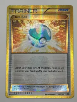 Pokemon Dive Ball 161/160 Secret Rare XY Primal Clash NM 161/160 - Image 1
