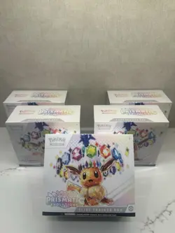 Pokemon TCG Scarlet & Violet: Prismatic Evolutions ETB Factory Sealed! - Image 1
