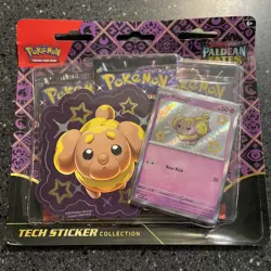 Pokemon TCG Paldean Fates Tech Sticker Collection - Fidough |BRAND NEW SEALED - Image 1