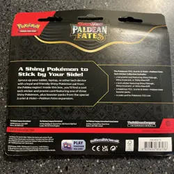 Pokemon TCG Paldean Fates Tech Sticker Collection - Fidough |BRAND NEW SEALED - Image 2