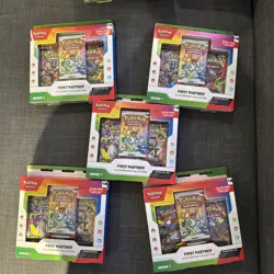 5x Pokemon TCG: First Partner Illustration Collection Series 1 New & Sealed - Image 1