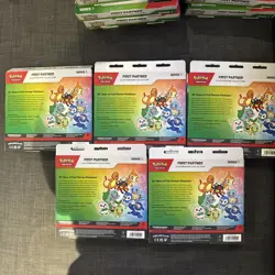 5x Pokemon TCG: First Partner Illustration Collection Series 1 New & Sealed - Image 2