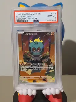 Pokemon Marshadow Illustration Rare Card 146 PSA 10 GEM MINT Mega Evolution - Image 1