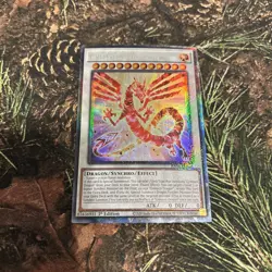 YuGiOh Crimson Dragon RA04-EN061 Prismatic Collector's Rare - Image 1