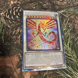 YuGiOh Crimson Dragon RA04-EN061 Prismatic Collector's Rare - Image 2
