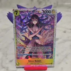 Bandai One Piece CCG Nico Robin EB03-055 SR Full Art Holo English 8000 Power - Image 1