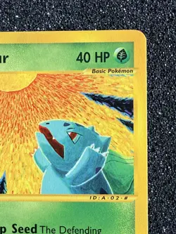 BULBASAUR 95/165 Expedition NON-HOLO E-Series / E-Reader Pokemon TCG card NM - Image 3