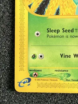 BULBASAUR 95/165 Expedition NON-HOLO E-Series / E-Reader Pokemon TCG card NM - Image 4