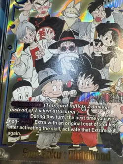 Son Goku : Childhood FB06-119 Secret Rare Manga Booster 02 Dragon Ball Card - Image 4