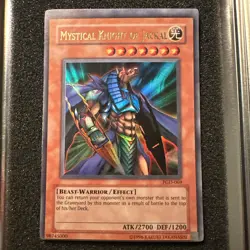 Yu-Gi-Oh! Mystical Knight Of Jackal PGD-069 Ultra Rare NM MISCUT - Image 1