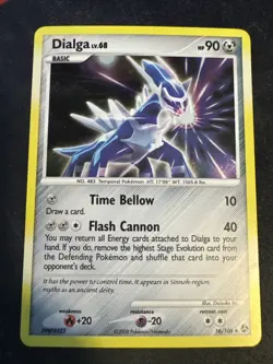 Dialga DP26 Diamond & Pearl Black Star Promo Holo Pokemon Card - Image 1