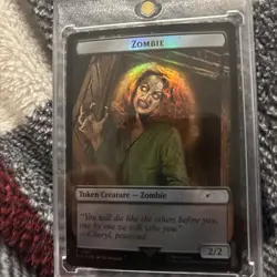 MTG 2023 Wizards of Coasts T 1357 Zombie Token Card - Image 1