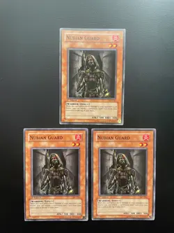 Yugioh Nubian Guard AST-066 Common 1st Edition LP/MP X3 - Image 1