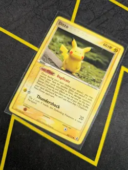 2005 Pokemon Card - Ditto (Pikachu) 63/113 - Vintage Ex Delta Species LP - Image 3