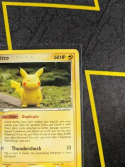 2005 Pokemon Card - Ditto (Pikachu) 63/113 - Vintage Ex Delta Species LP - Image 5