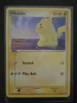 Pokemon Pikachu EX Trainer Kit 1 Blue, 6/10, Regular Common Card - Image 1