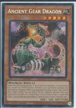 Yugioh! MP Ancient Gear Dragon - BLTR-EN048 - Secret Rare - 1st Edition Moderate - Image 1