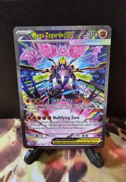 Mega Zygarde EX 120/088 SIR Pokemon TCG Card Perfect Order Fresh Pull - Image 1