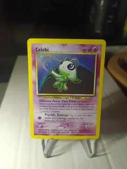 Celebi 3/64 Neo Revelation unlimited Holo Vintage Pokemon Card LP/MP - Image 1