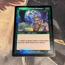 Rofellos, Llanowar Emissary X1 Mtg Urza’s Destiny Lp Foil - Image 1