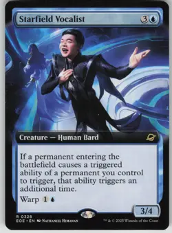 MTG TCG Starfield Vocalist (Extended Art) R Edge of Eternities 328 - Image 1