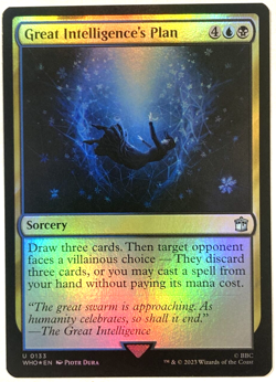 MTG Great Intelligence's Plan *FOIL* Doctor Who 0133 NM - Image 1