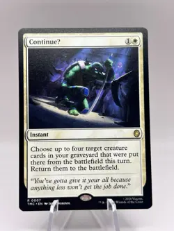 ContinueU 0007 Commander: Teenage Mutant Ninja Turtles TMC MTG NM - Image 1