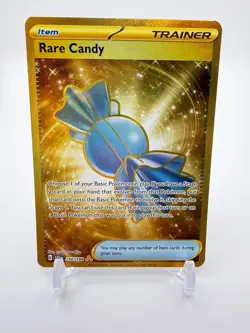 Pokemon TCG Scarlet & Violet - Gold Secret Rare Candy - Card 256/198, NM - Image 1
