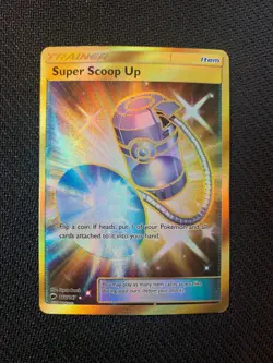 Super Scoop Up Burning Shadows 166/147 Secret Rare Full Art Holo - Image 1